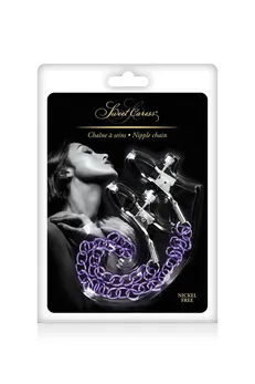 Sveet Caress Nipple Chain ljubičaste kopče za bradavice