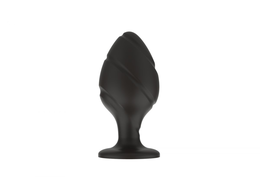 Silikonski Analni čep crni M (7.2*3.5 cm) 3305-02