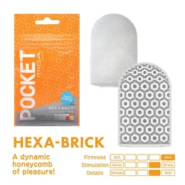 Džepni masturbator HEXA-BRICK