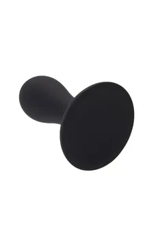 Erotist Hidro s analna čaura, silikon, Crna, 8,5 cm