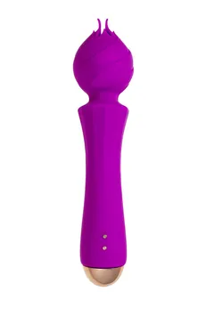 Flovetta bi toifa Hiacinth Vibrator, silikon, ljubičasta, 21,5 cm