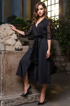 Duga haljina-kimono Elegance de luk