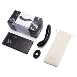 Masažer za G-tačku Le Vand Cristal G - Vand Black obsidian