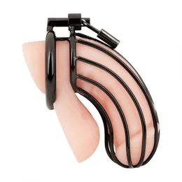 Metalni crni kavez sa bravom za sexualno mučenje člana Prisoner Cock Cage