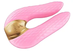 Aiko vibracioni stimulator klitorisa sa dva motora, roze