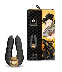 Aiko vibracioni stimulator klitorisa sa dva motora, crni