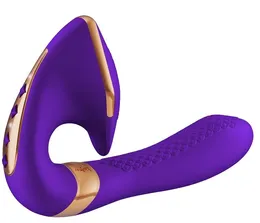 Soio vibracioni stimulator za klitoris i G zonu sa dva nezavisna motora, ljubičasta