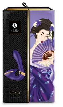 Soio vibracioni stimulator za klitoris i G zonu sa dva nezavisna motora, ljubičasta