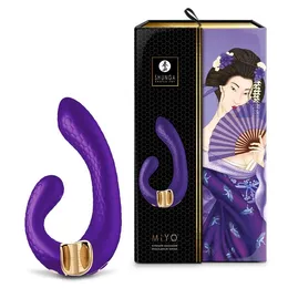 Miio Flexibilni vibracioni stimulator za klitoris i G zonu sa dva motora, ljubičasta