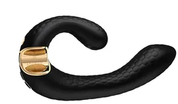 Miio Flexibilni vibracioni stimulator za klitoris i G zonu sa dva motora, crni