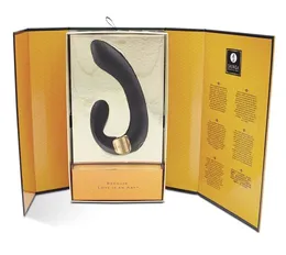 Miio Flexibilni vibracioni stimulator za klitoris i G zonu sa dva motora, crni