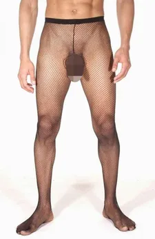 Muške poluprozirne mrežaste hulahopke