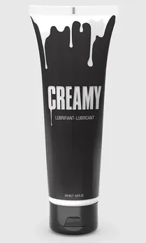 Смазка на водной основе creamy с консистенцией спермы .