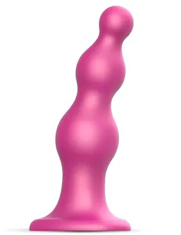 Ružičasti dodatak Strap-on-me Dildo plug Beads size L