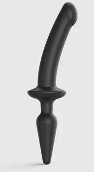 Strap-on-me Dildo plug-in Svitch veličina S crni dvostrani Dildo