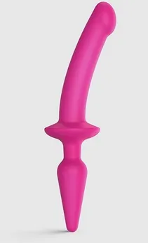 Pink dvostrani Dildo Strap-on-me Dildo plug-in Svitch size