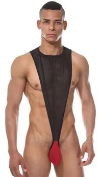 Originalni muški bodi sa kontrastnim umetkom