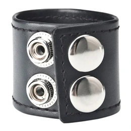 Stezaljka za skrotum od veštačke kože na zakovicama snap Ball STRETCHER