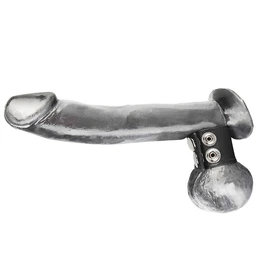 Stezaljka za skrotum od veštačke kože na zakovicama snap Ball STRETCHER