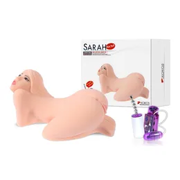 Sarah, masturbator sa vibracijama mini lutka usta+vagina+anus