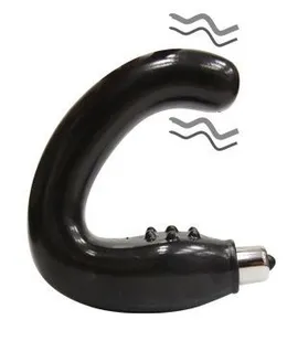 Crni masažer prostate serije Sek Ekpert