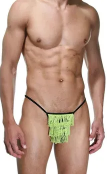 Muške tange sa kontrastnim resama