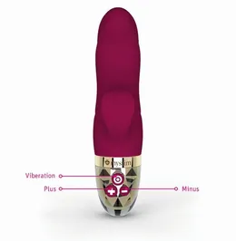 Mistim Hop Hop Bob Vibrator, bordo, 16,5 cm