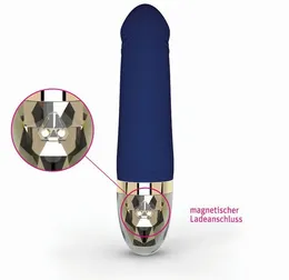 Mistim Real Deal Neal Vibrator, plava, 16,5 cm