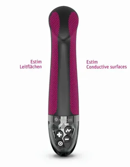 Mistim Right on Ron elestrostimulation Vibrator, Crna, 16.5 cm