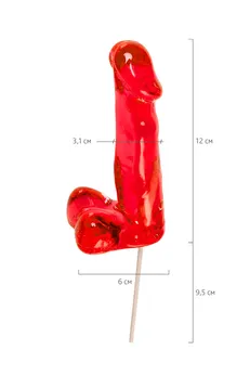 Lilihip Ѕoѕičkі, Penis Whiskey, crvena, 173gr.