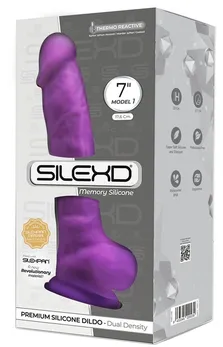 Ljubičasti Dildo SILEKD Model 1 7  - 17,6 cm