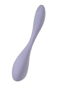 Lila flexibilni vibrator satisfier G-spot Flek