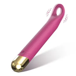 Ružičasti vibrator sa otvorom za stimulaciju klitorisa .