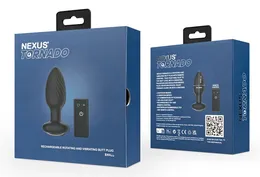 Nekus Tornado analna vibraciona kutija sa funkcijom rotacije, Crna