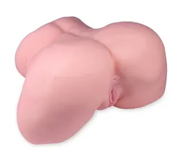 Realistični masturbator-jedan i po sa 2 radne rupe