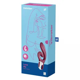 Vibrator-Zec Satisfyer Love me, crvena