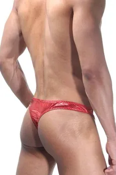 Muške Tonge gaćice sa zlatnim akcentima