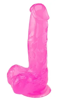 Ružičasti realni Dildo-18 cm.