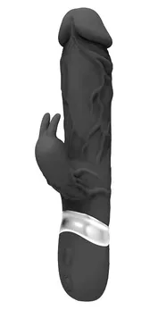 Crni realni vibrator je zec .