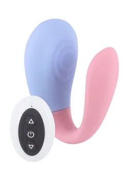 Dvobojni vibracioni stimulator za parove sa daljinskim upravljačem