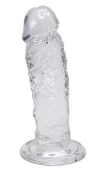 Prozirni dildo na dojci Majestic Jelli Dildo - 14,7 cm.