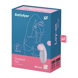 Vibromasažer Satisfyer Tropical Tip, lilav