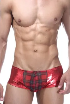 Crvene sjajne Hips Gaćice