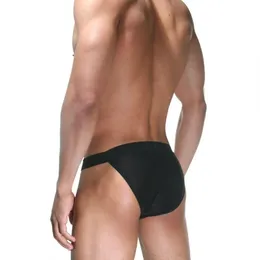 Crne tanga gaćice sa ružičastim ruffleom