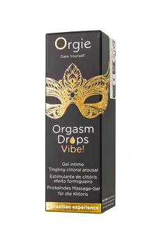 Orgie Orgasm Drops Vibe uzbudljiv jestivi gel za klitoris!. 15 ml