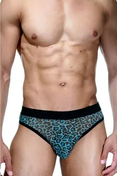 Crno-plave gaćice sa leopard printom