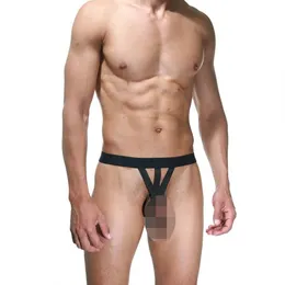 Muške otvorene gaćice od crnih kaiševa