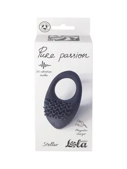 Punjiva erekcija vibracioni prsten Pure Passion Stellar Black 1501-01lola