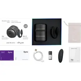 Double The Fun par set: arcvave voi masturbator + Ve-Vibe Sinc 2 vibrator