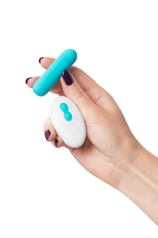 Vibropulя A-igračke Tnim, silikonski, plava, 6,5 cm